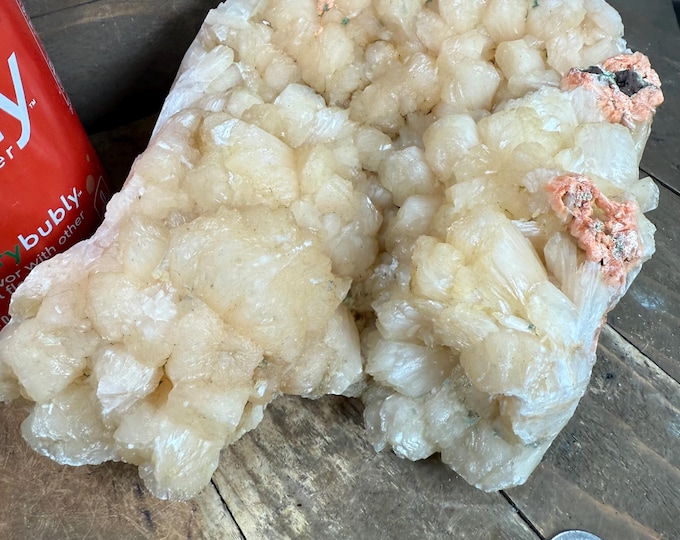 Large Zeolite Crystal Cluster with Stilbite – Natural Raw Mineral Specimen | Big Zeolite Crystal for Healing, Home Decor, and Collectors bbb