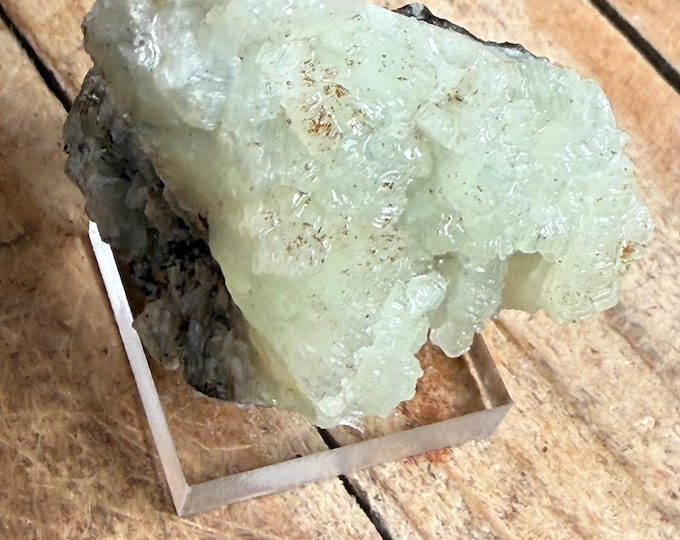 Hand-Selected Natural Prehnite Crystal Specimen – Prehnite Mineral for Collectors 42mm