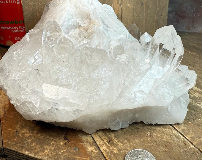 big Quartz Crystal  Druzy Clusters – Natural Raw Crystals from Brazil – Hand Selected rt3