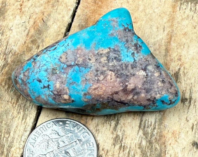Hubei Turquoise Nugget: Raw Crystal for Jewelry & Collecting (40mm)