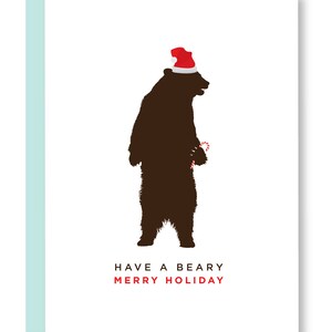 Have a Beary Merry Holiday ~ Single Card