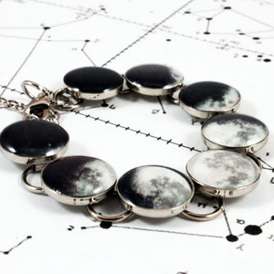 Accurate Phases of the Moon Bracelet