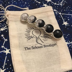 Phases of the Moon Hair Barrette