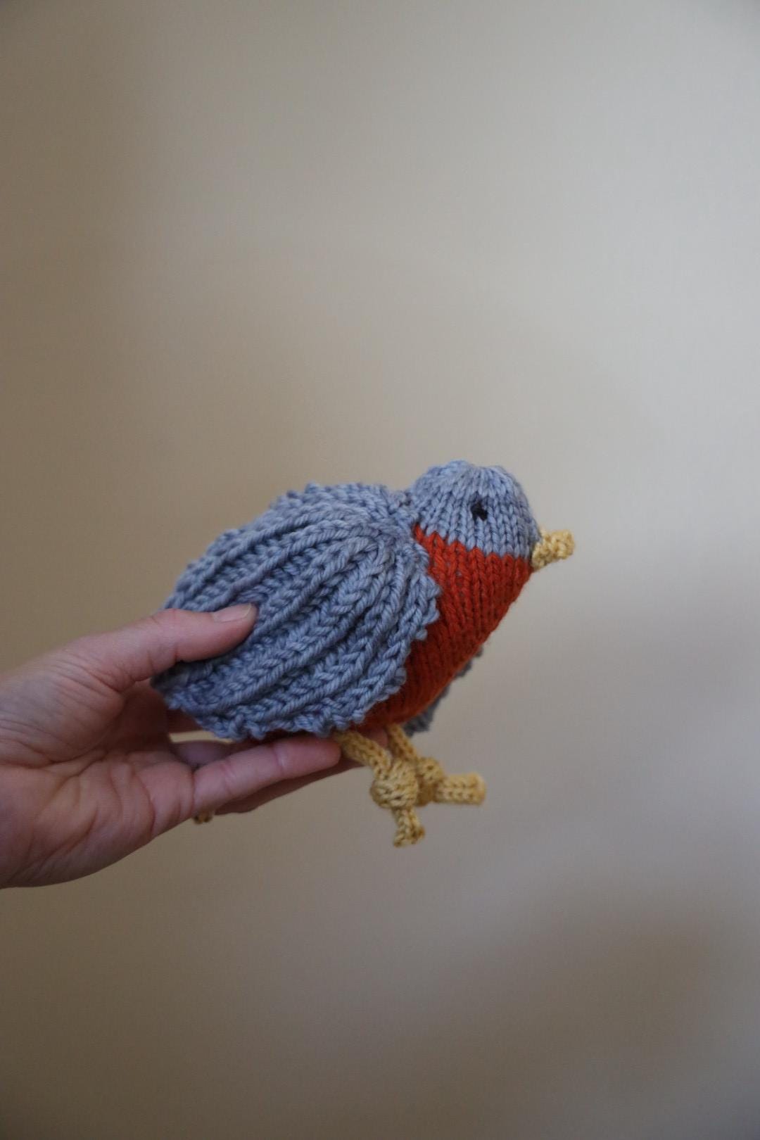 Rocking Robin Pattern Robin Bird Knitting Pattern - Etsy