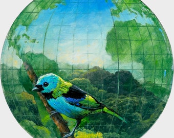 Bird World, limited edition print