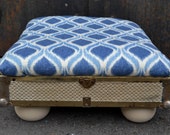 Upcycled Trunk Lid Pet Bed, Footrest