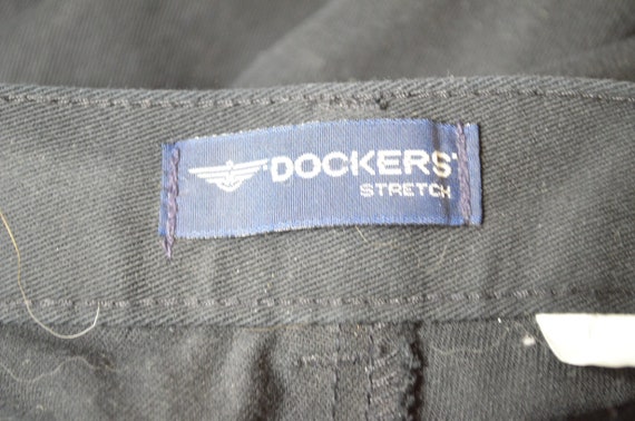 Ladies Dockers Pants 14 Short Navy Blue 