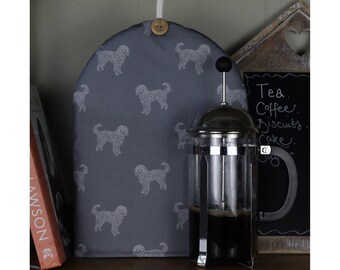 Labradoodle Goldendoodle Coffee Cozy: French Press Cover