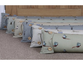 Draught Excluder in Sophie Allport fabrics | Draught Excluder door | Draught stoppers 90cm | Handmade | Housewarming home decor gift