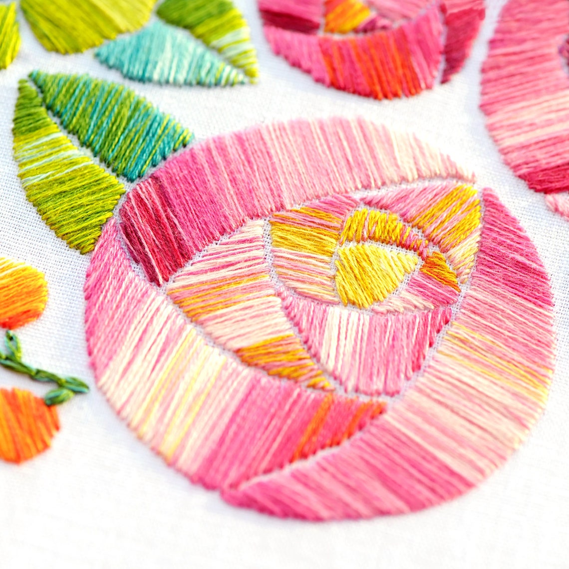 Pdf pattern flower embroidery embroidery pattern hoop art  etsy