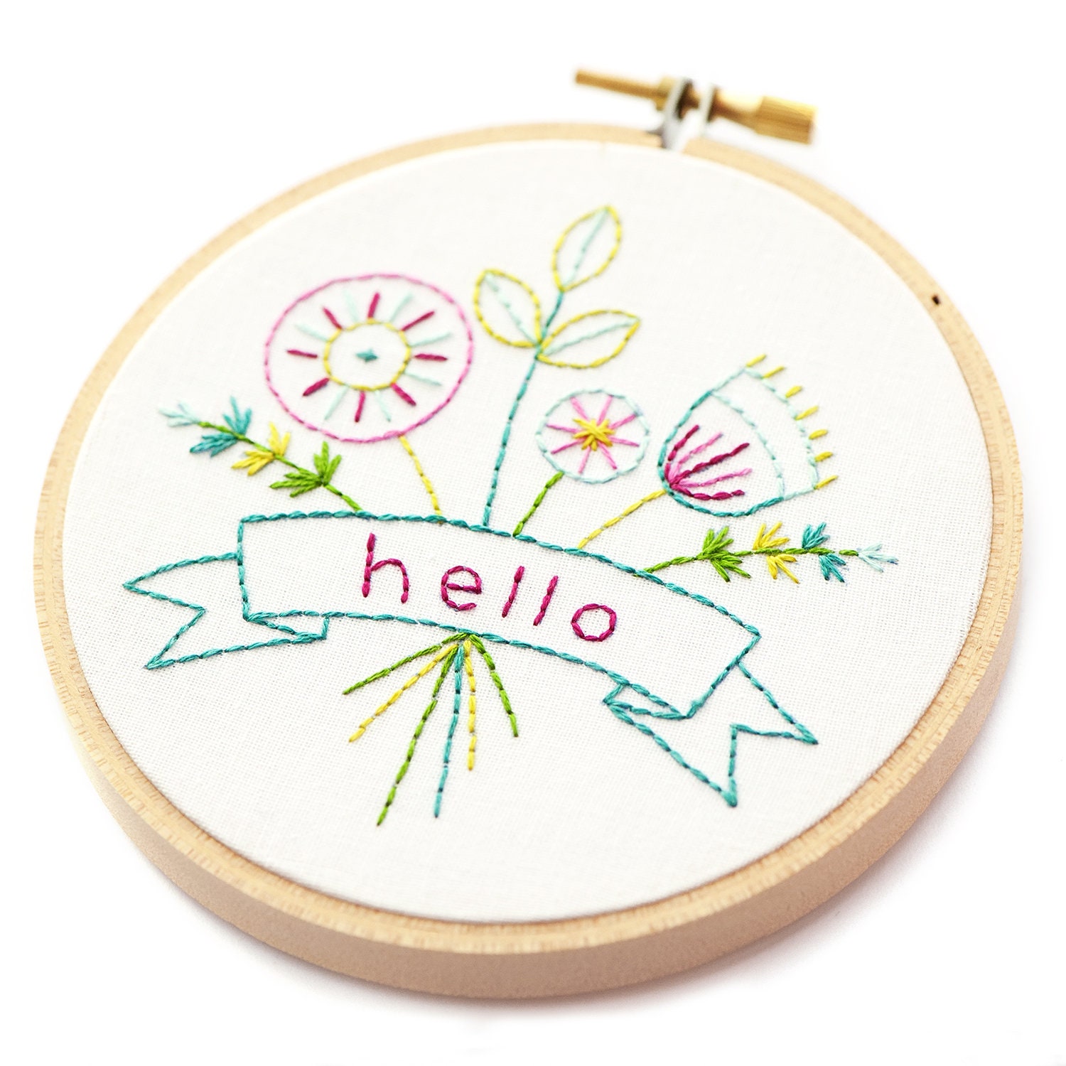Beginner Embroidery Pattern PDF Pattern Hand Embroidery - Etsy