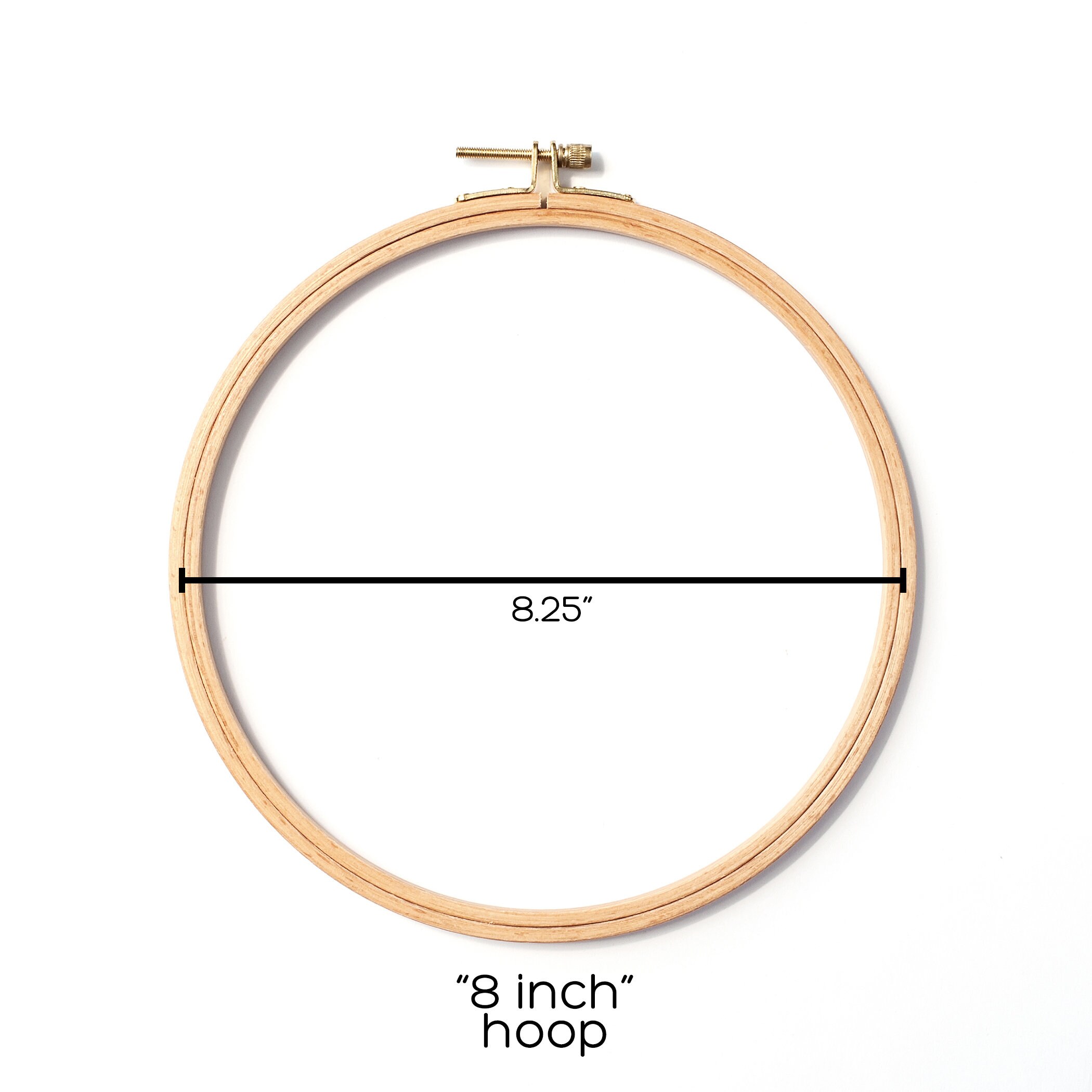 35 cm quilt hoop | Beech Wooden embroidery hoop of 2 cm Thick