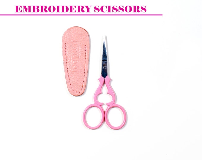 Pink Violet Scissors Pink Victorian Inspired Embroidery Scissors, 3.75 Inch Scissor, Thread ...