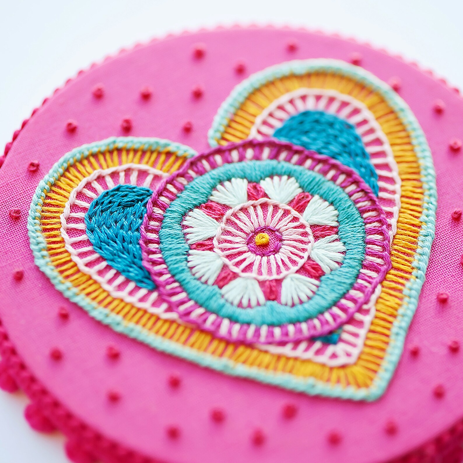 4-inch Heart, Hand Embroidery Pattern, PDF Pattern, Valentine's Day ...