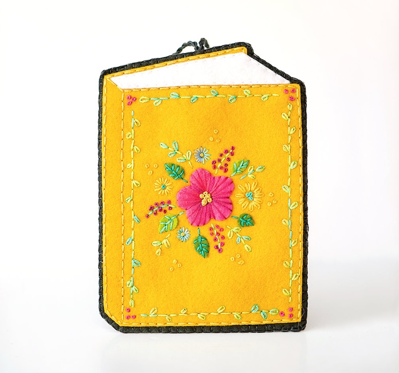 Felt Ornament Book Lover Felt Ornament Pattern Teacup Etsy