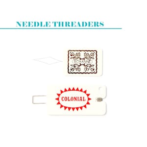 Needle Threader, Ultra Fine Threader, Hand Embroidery Supply, Sewing Tools, Cross Stitch Supply, Quilting, Needlework Tool, Sewing Accessory image 1