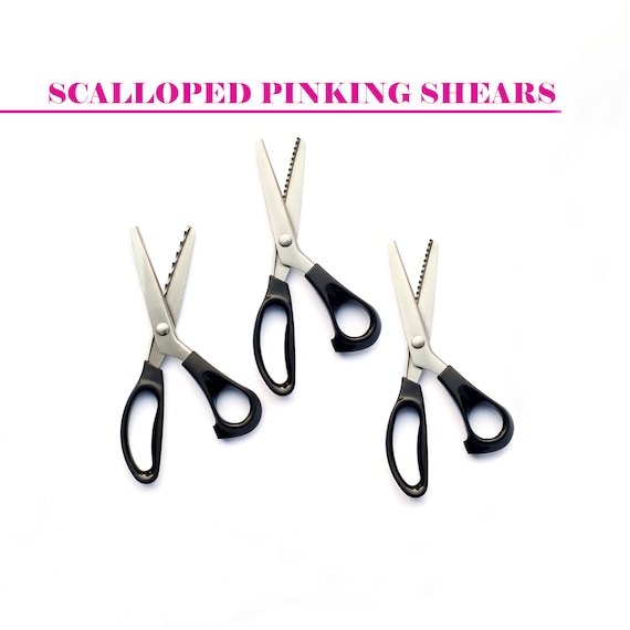 Scalloped Scissors, 3mm, 5mm, or 10mm Scalloped Scissors, Pinking