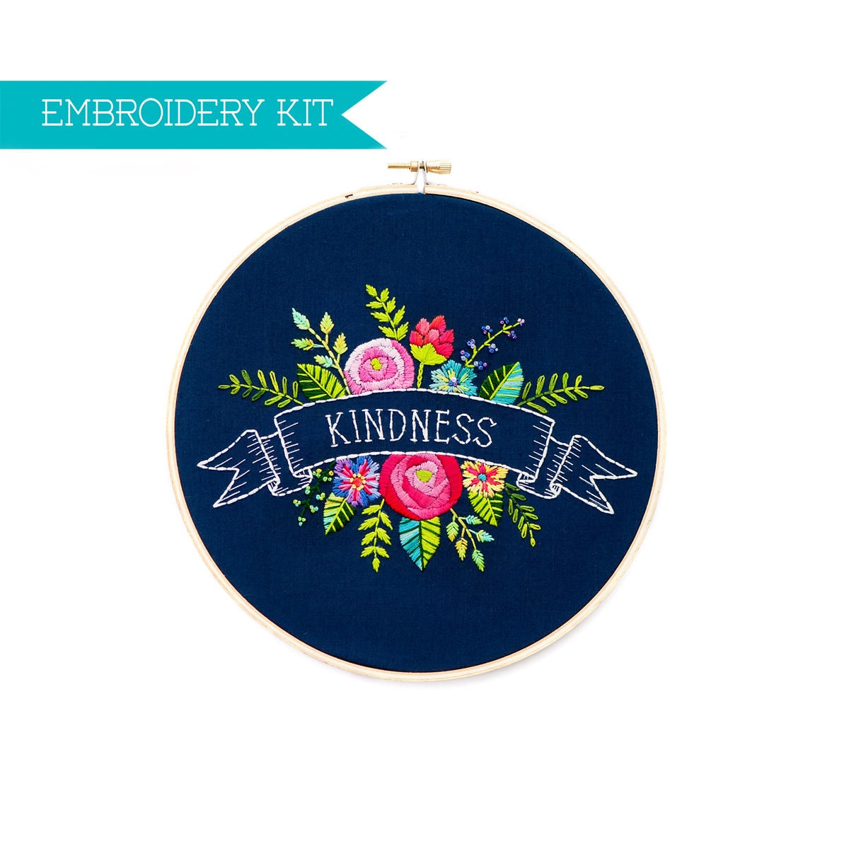 DIY Embroidery Kit Flower Embroidery Pattern PDF Pattern Etsy