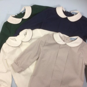 Boys Peter Pan collar shirt. image 5