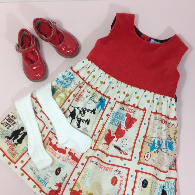 Christmas pinafore