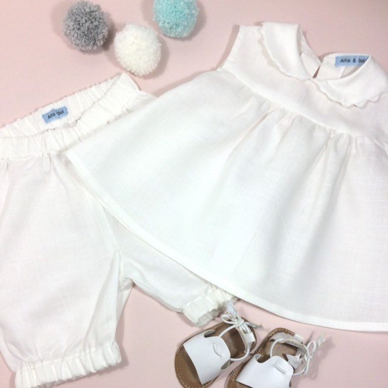 Linen top and bloomers