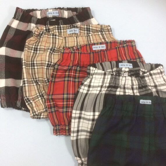 Tartan Bloomers for Boys or Girls Etsy