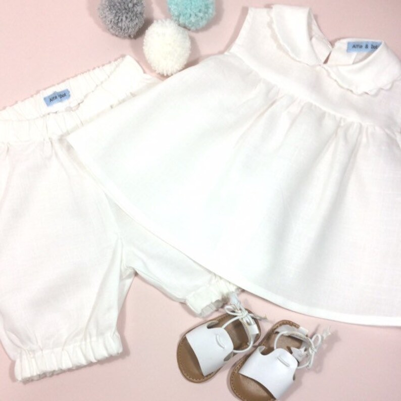 Linen top and bloomers