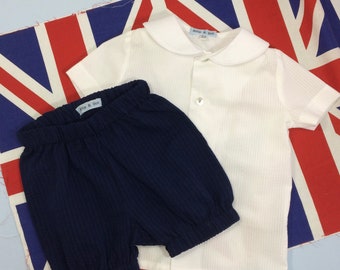 Navy bloomers.