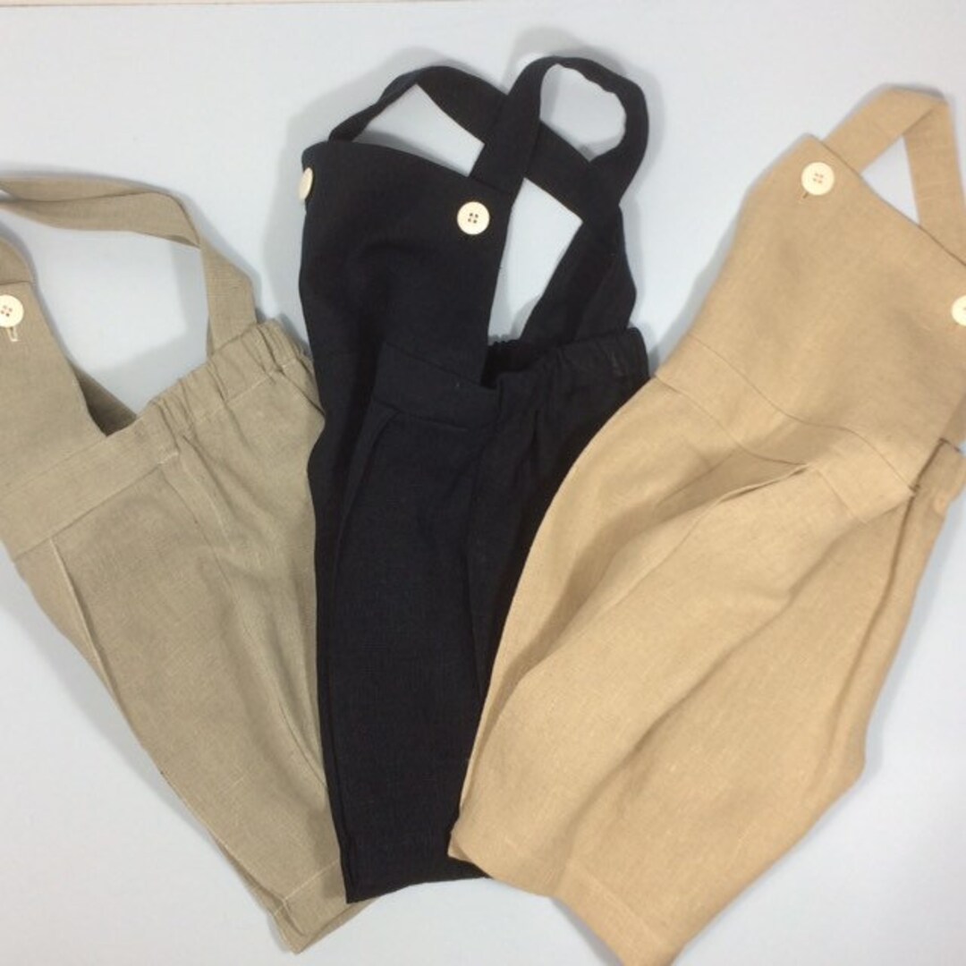 Linen Dungarees Etsy