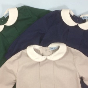 Boys Peter Pan collar shirt. image 7