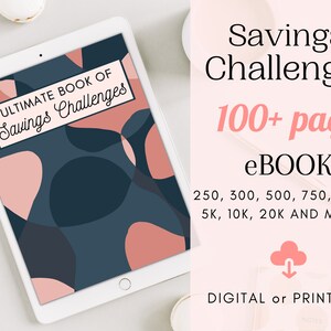 2025 Savings Challenge Book | Savings Challenge Printable | Savings Challenge Bundle | Money Saving Bingo | Savings Tracker