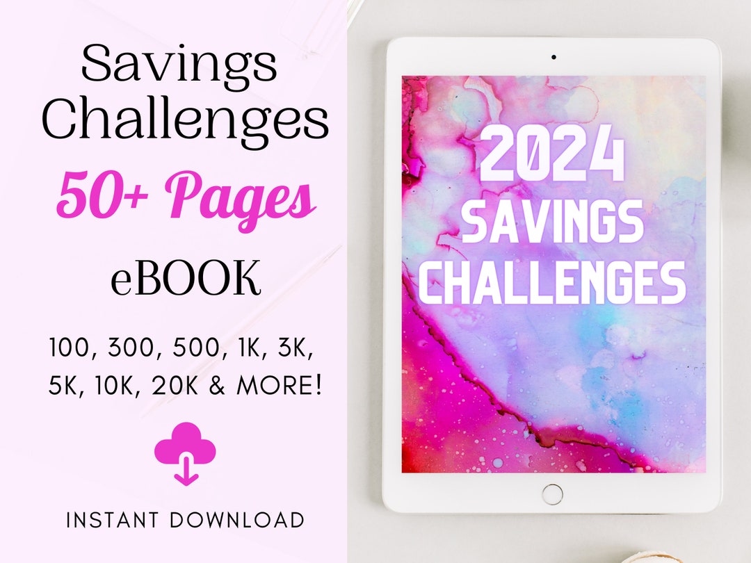 2024 Savings Challenge Savings Challenge Book Savings Challenge Bundle
