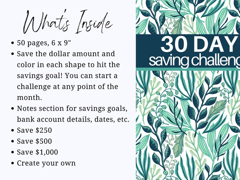 Savings Challenge Book 2024 Savings Christmas Savings Etsy