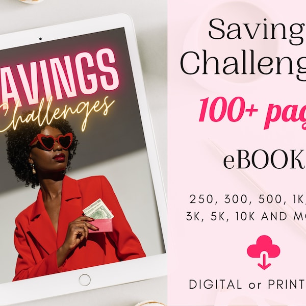 2024 Savings Challenges Etsy