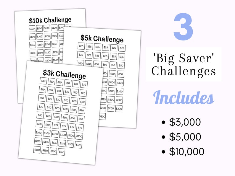 Savings Challenge Book Saving Challenge Printable Savings - Etsy
