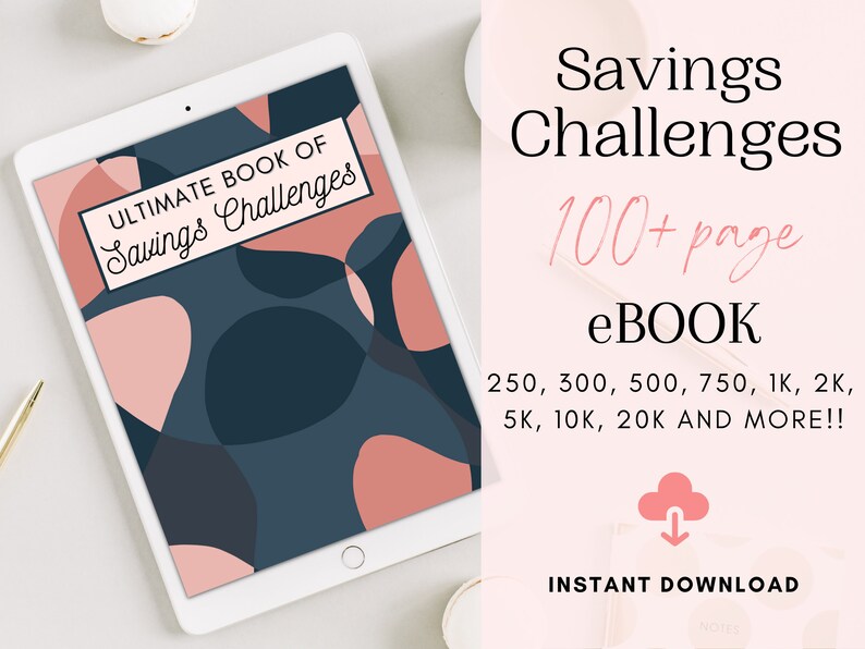 Savings Challenge Book Savings Challenge Printable Savings - Etsy