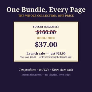 Complete Magical Thoughts Printable Bundle | Moon Journal, Workbooks, Tracker, Book of Shadows, Dividers and Covers | Witchy PDF Bundle image 5