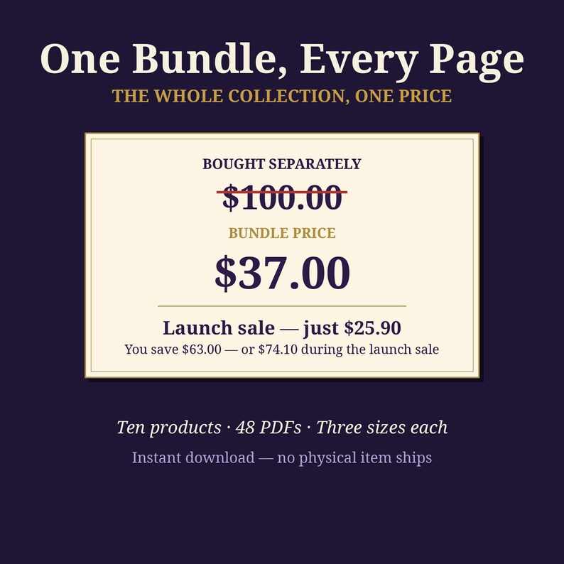 Complete Magical Thoughts Printable Bundle | Moon Journal, Workbooks, Tracker, Book of Shadows, Dividers and Covers | Witchy PDF Bundle image 5