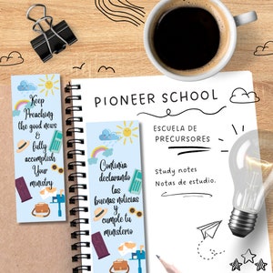 Cadeaux scolaires JW Pioneer - JW Escuela de précurseurs regalos anglais et espagnol