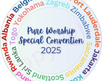 JW Pure Worship 2025 Special Convention design