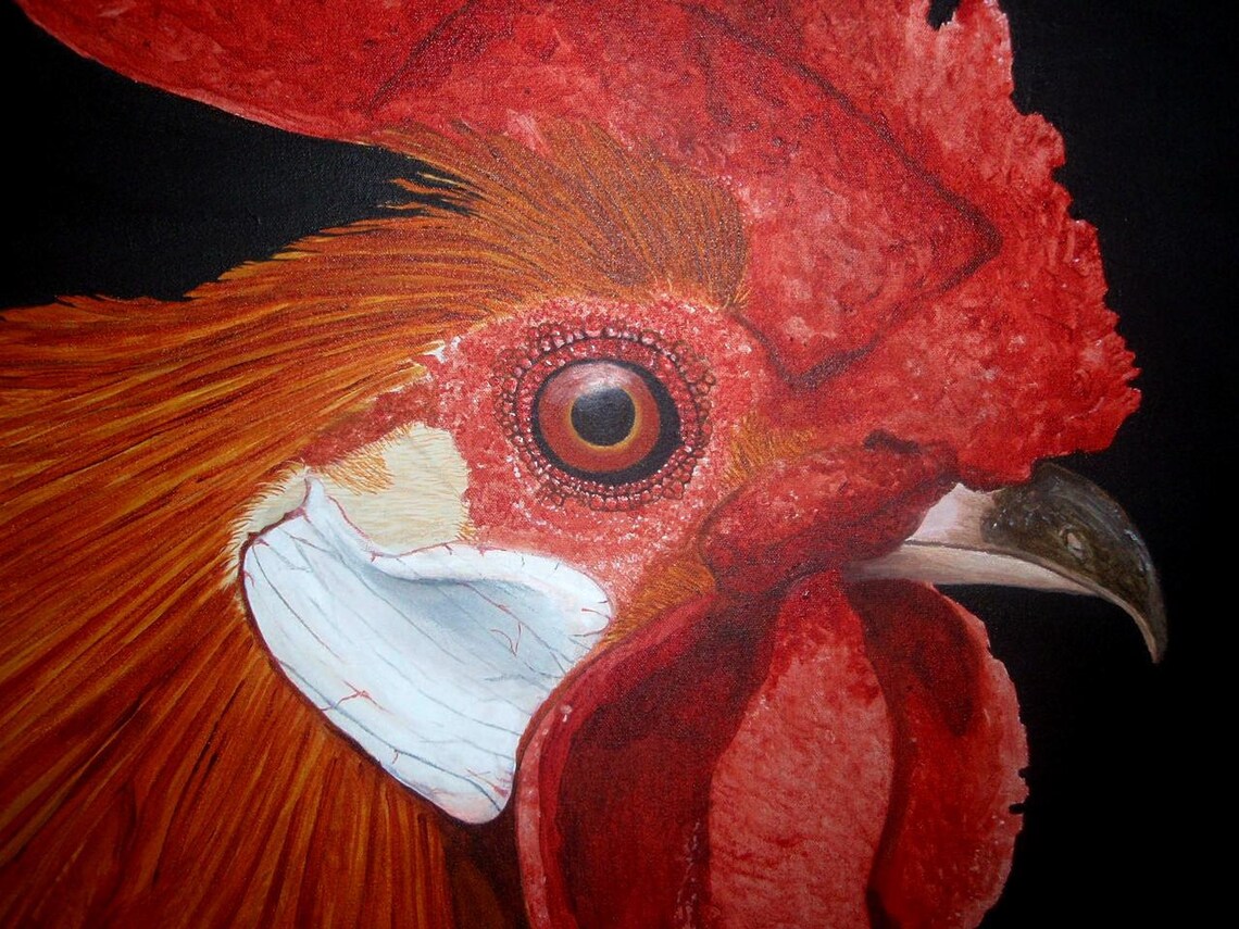 Le Poulet Rouge Etsy