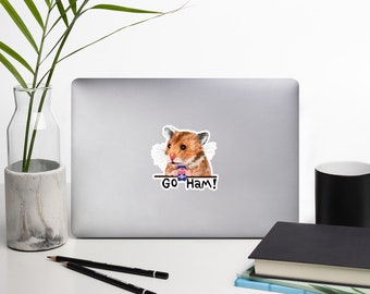 Go Ham! Hamster Sticker