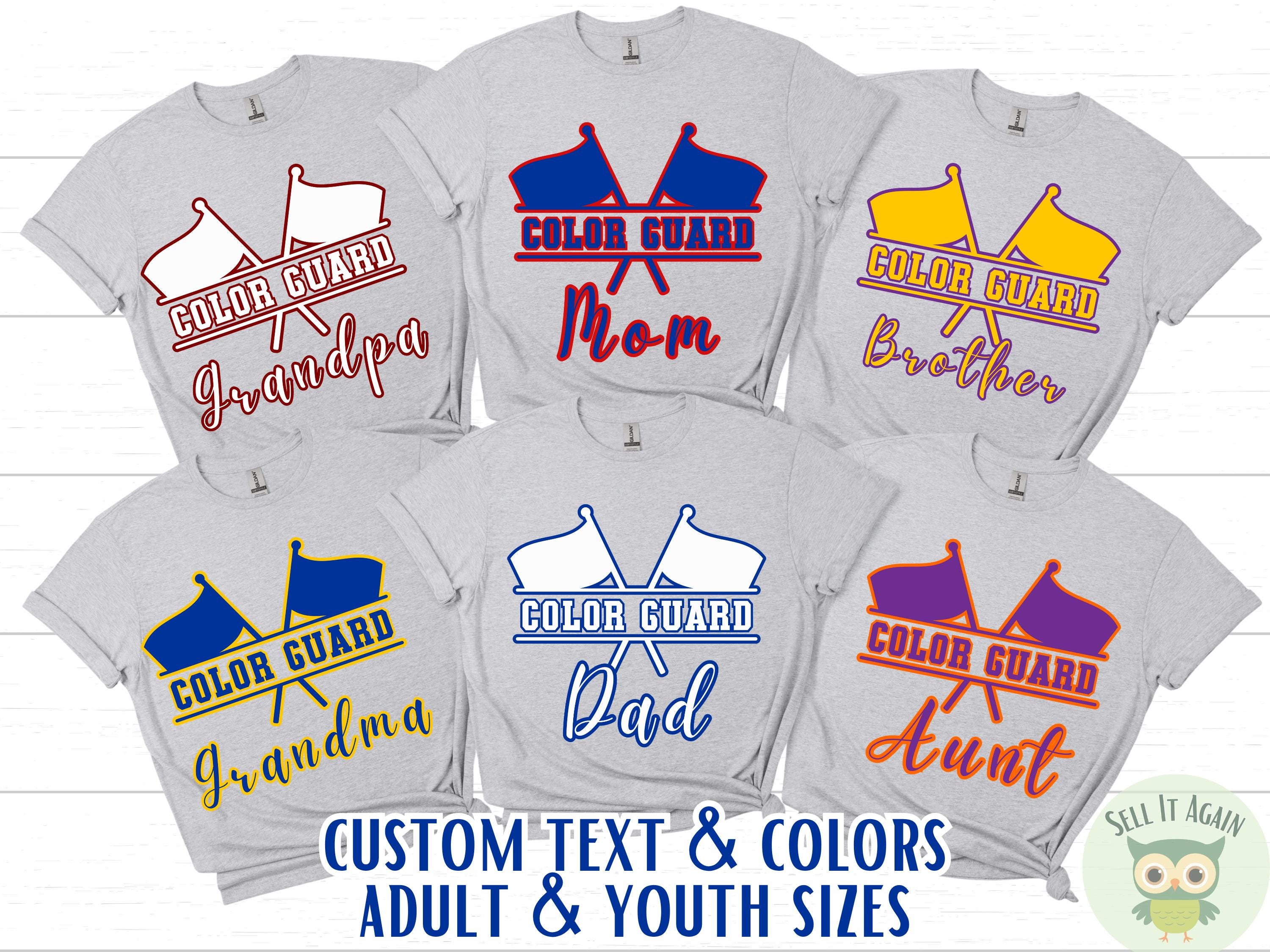 Custom Family Color Guard Shirts, Matching Family Shirts, Color Guard ...
