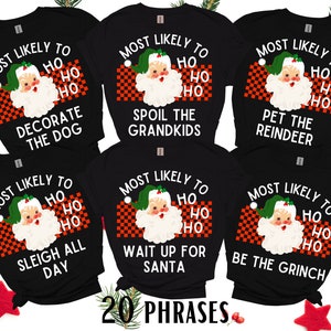 Matching Family Christmas Shirts, Funny Christmas Tees, Christmas Family Shirts, Group Christmas Outfits, Matching Christmas Cousin Crew Top