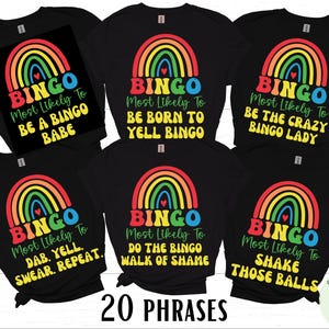 Funny Bingo Shirts, Group Bingo Squad Tshirts, Bingo Game Lover, Gift for Bingo Players, Bingo Crew Tees, Bingo Game Shirts, Men Women Kids