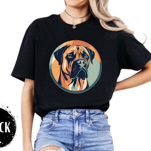 Unisex Retro Bullmastiff Shirt, Gift for Bullmastiff Dog Owner, Bullmastiff Gift, Bullmastiff Mom, Bullmastiff Dad, Shirt for Women Men
