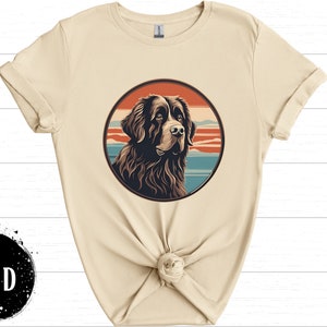 Unisex Retro Newfoundland Shirt, Gift for Newfoundland Dog Owner, Newfoundland Gift, Newfoundland Mom Tshirt, Newfoundland Dad Tee Shirt