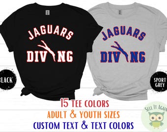 Springboard Diving Shirts, Spring Board Diving, Swimming and Diving, Swim and Dive Team, Girl Boy, Platform Diving Gift, Adult & Youth Sizes
