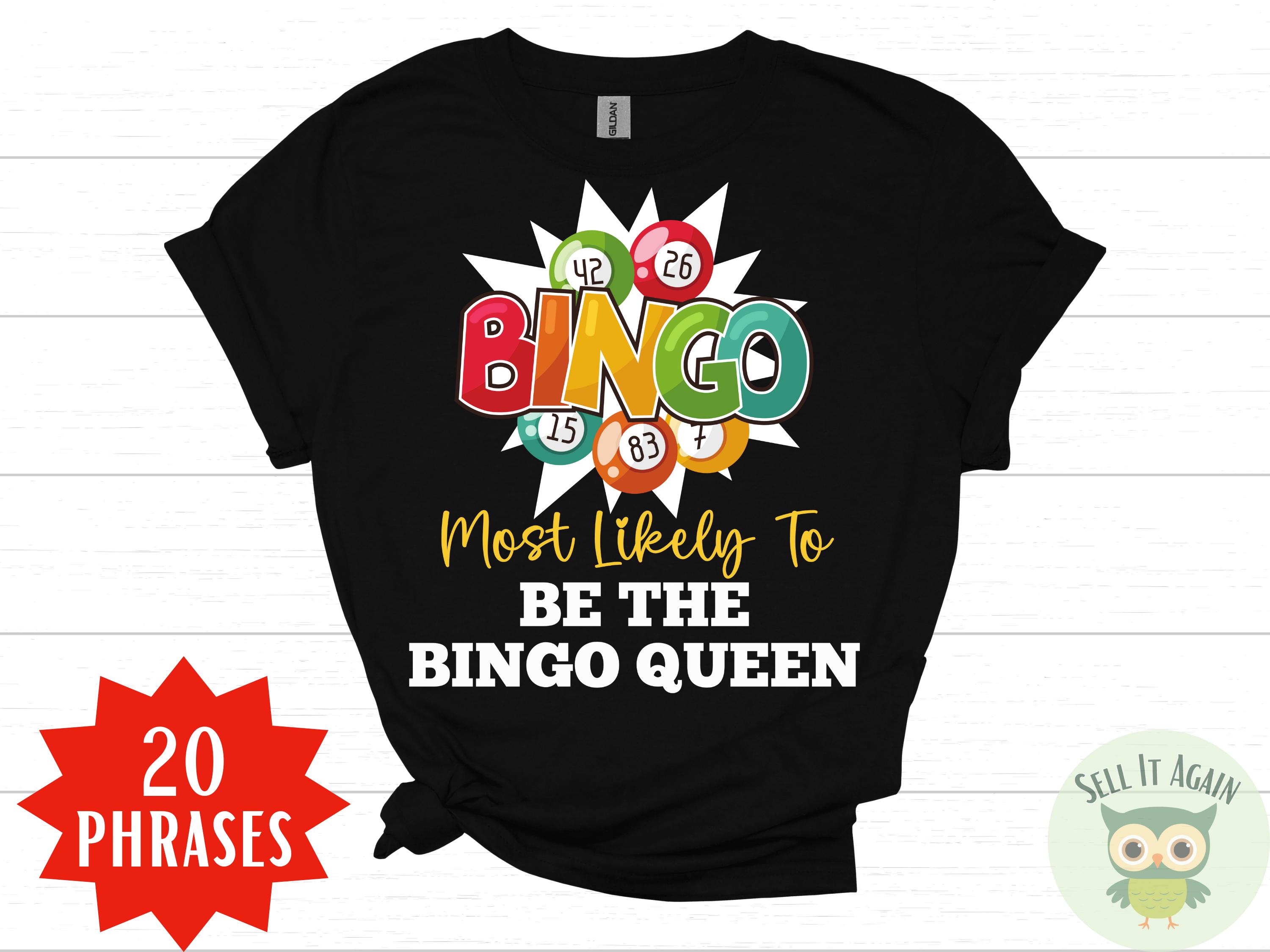 Funny Bingo Shirts, Group Bingo Squad Tshirts, Bingo Game Lover, Gift ...