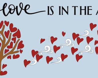 Teachers School Bulletin Board  Cutouts  DIY Kit  "Love Is In The Air" | Valentines Friendship Love Bulletin Board Cutouts Decor